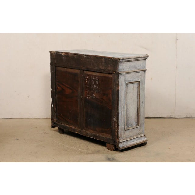 18th Century English Hand-Carved Buffet Cabinet For Sale - Image 9 of 12