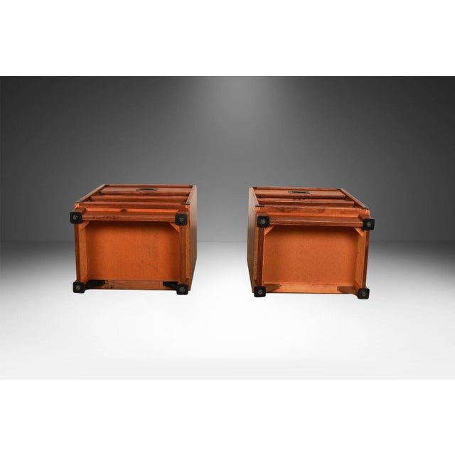 MidCentury Pair of Nightstands/Side Tables Drexel Modulus Collection For Sale - Image 10 of 17