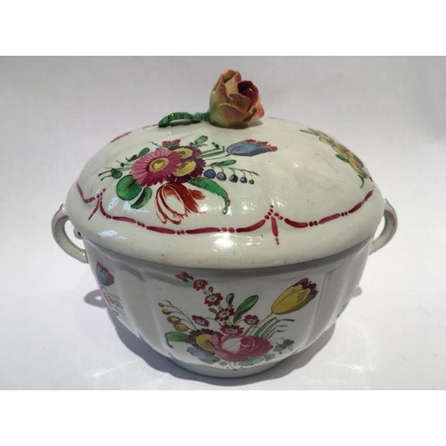 18th Century Porcelain Covered Cup or Sugar Bowl by Richard Ginori, Italy For Sale - Image 12 of 18
