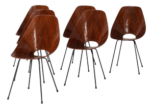 Medea Chairs by Vittorio Nobili, Italy, 1955, Set of 6