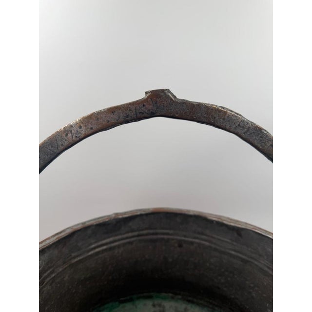 Large Antique Copper Pot and Spoon, 1920s, Set of 2 For Sale - Image 12 of 18