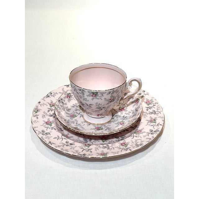 6 Sets of Vintage Tea Cups, Saucers, and Plates For Sale - Image 14 of 18