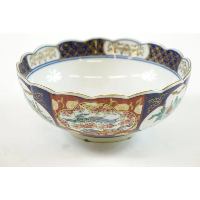 Hand Painted Gold Imari Bowl