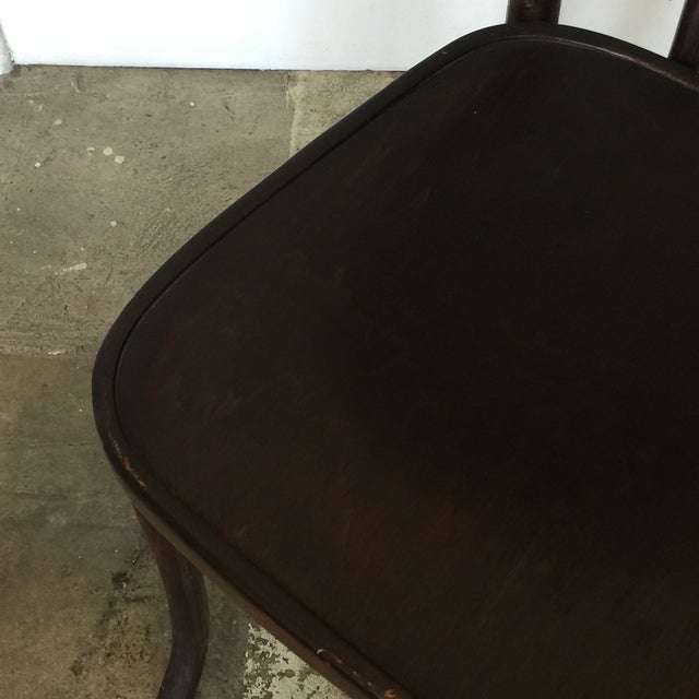 Wood Set of 8 Early 20th Century Wojciechów Thonet Chairs For Sale - Image 7 of 9