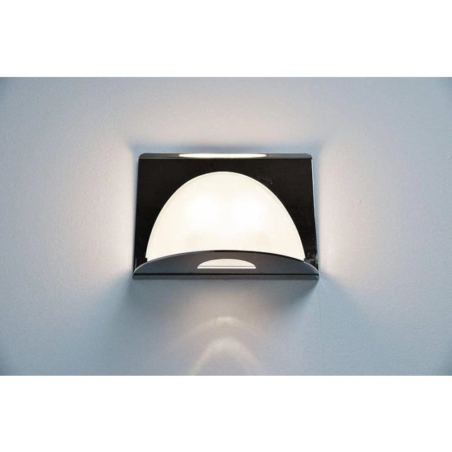 Azucena Lp 23 Chrome Wall Lamp by Luigi Caccia Dominioni for Azucena, Italy, 1990s For Sale - Image 4 of 9