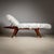 Large Mid-Century Wooden Daybed with Adjustable Headrest and Sheepskin Upholster For Sale - Image 4 of 8