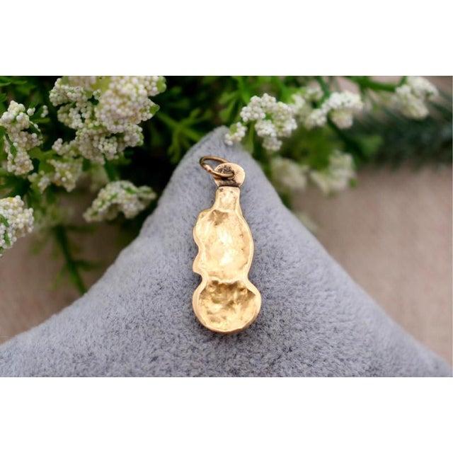 19.2k Gold Pendant, in Worn conditions.