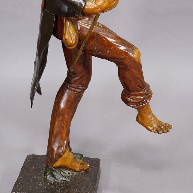 Large Antique Statue of a French Freedom Fighter Ca. 1920s For Sale - Image 11 of 12
