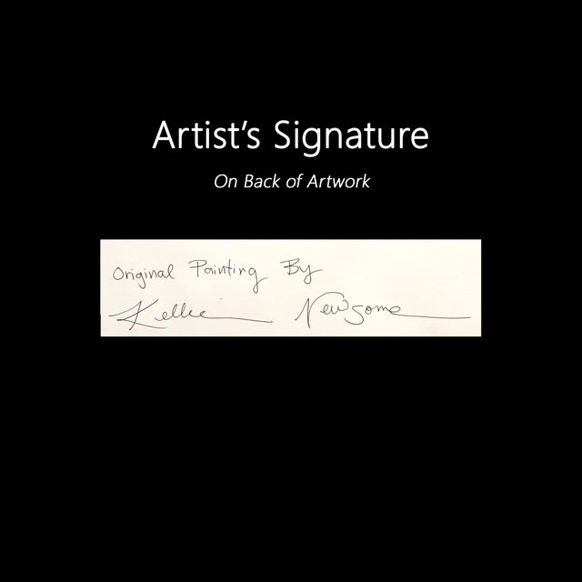 Long Hair, Short Legs - Abstract Expressive Dog Portrait Mixed Media Painting Original Artwork by Kellie Newsome For Sale In Los Angeles - Image 6 of 6