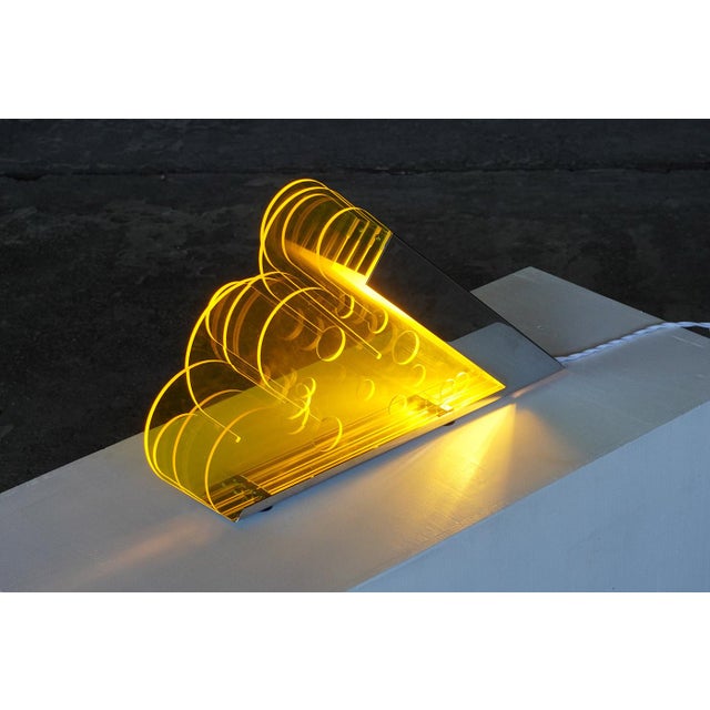Pitagora Table Lamp by Sergio Giobbi for Metalmobili, Italy, 1970s, in Very Good conditions. Designed 1970 to 1979 I have...