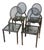 Brutalist Iron Stacking Dining Chairs, 1960, Set of 4 For Sale