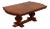 Hickory White Legends Collection Trestle Base Expandable Dining Table For Sale
