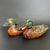 Contemporary A Pair of Artisan Wood Duck Drake & Hen Decoys For Sale - Image 3 of 12