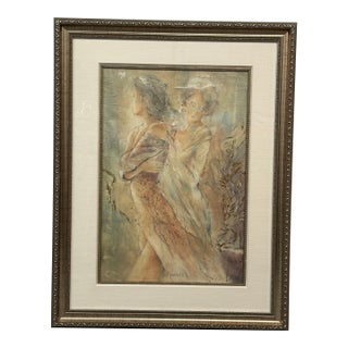 Circa 2003 Gary Benfield "Quiet Movement I I " Serigraph, Signed For Sale