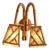 Bamboo & Rattan in Chippendale Fretwork Design Wall Sconce For Sale