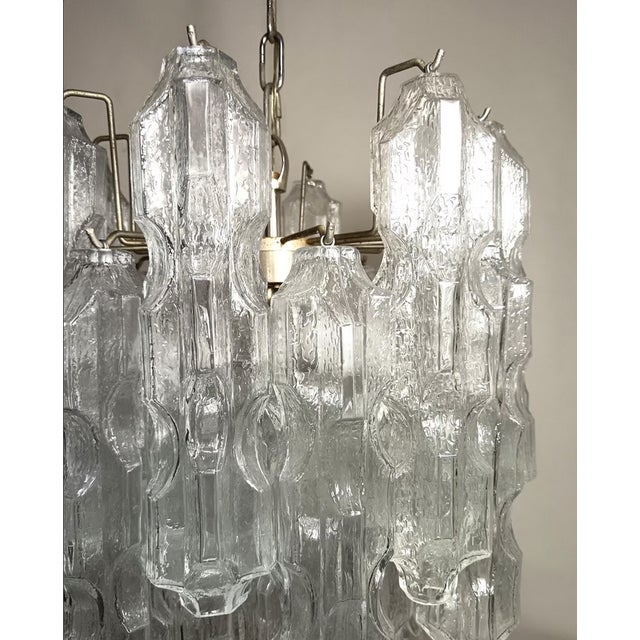 Postmodern Murano Glass Chandelier attributed to Toni Zuccheri for Venini, 1970s For Sale - Image 13 of 18