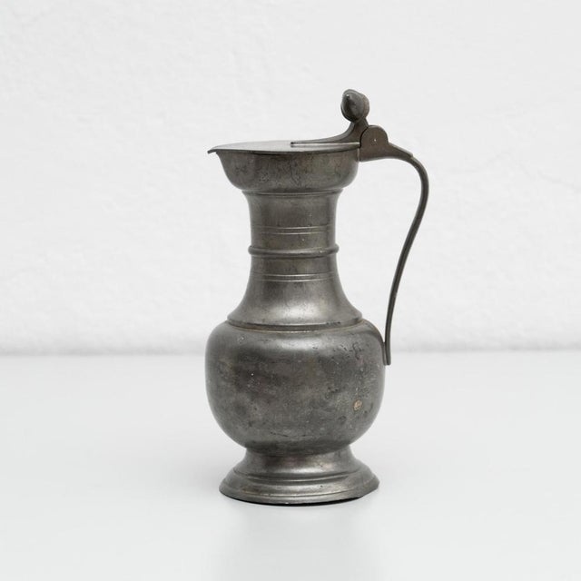 1970s Vintage Traditional Metal Lidded Jug, 1970s For Sale - Image 5 of 18