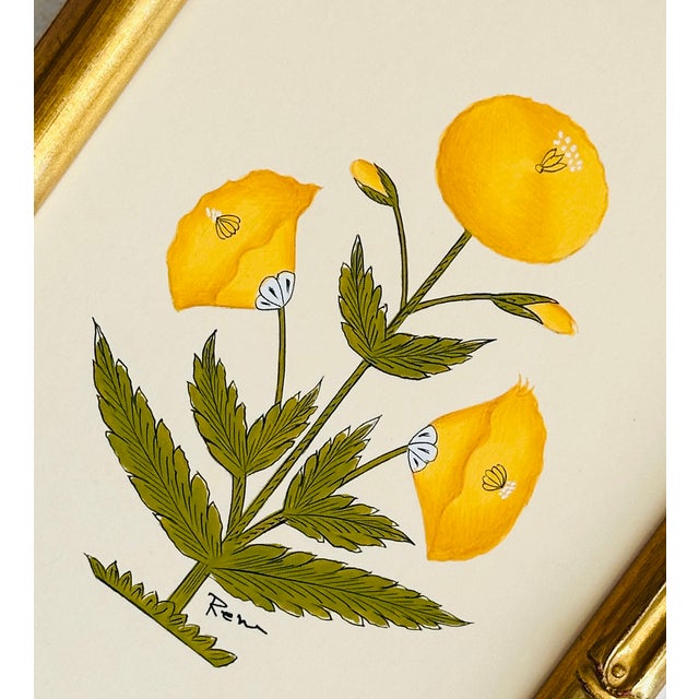 This beautiful yellow and green motif painting draws inspiration from the iconic designs of Jaipur, India, seen gracing...