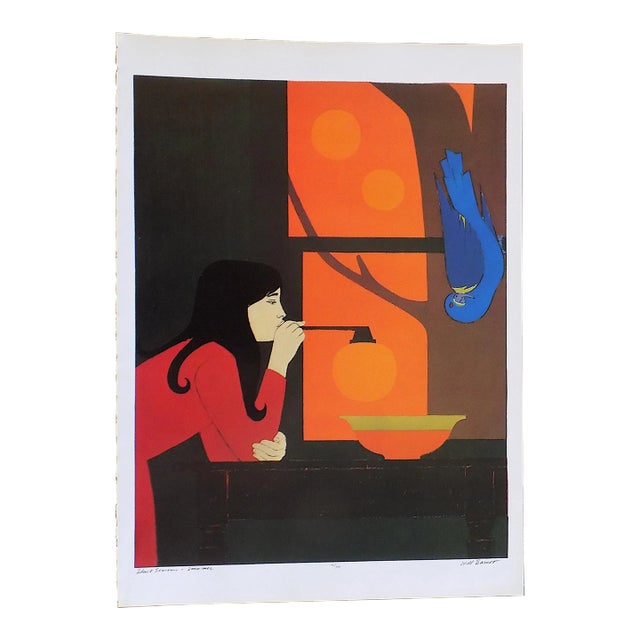 Vintage 20th Century Signed/Titled Will Barnet Lithograph "Select Seasons - Summer" For Sale