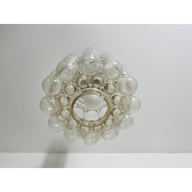 Bubble Glass Pendant Lamp by Helena Tynell for Glashütte Limburg, 1960s For Sale - Image 8 of 11