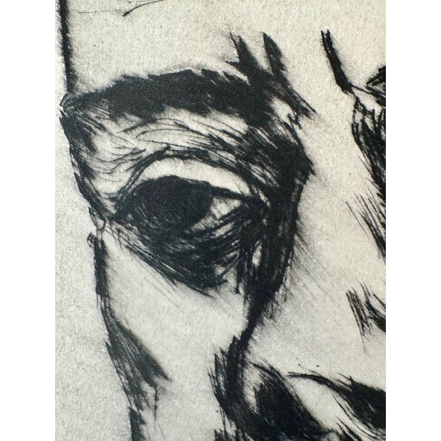 LaVerne Krause “Fjpn” Francis J. Newton Portrait, 1970 Signed Etching, Edition 8/30 For Sale In Seattle - Image 6 of 9