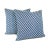From Brunschwig & Fils is Lattice Figured Texture in Canton Blue pillow cover. Exquisitely crafted, it features an...