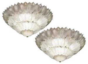 Mid-Century Murano Chandelier Ceiling Light, 1995