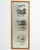A 20th century French wall mirror designed in the faux bamboo style, crafted in carved wood. The frame imitates natural...