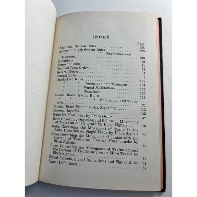 1937 New York Central System Rules Book For Sale - Image 4 of 9