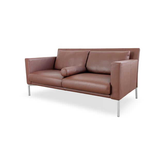 Two-Seater Jason Sofa in Leather by Walter Knoll For Sale - Image 4 of 11