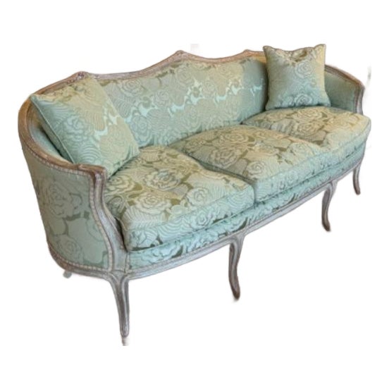 1930s Louis XV Style Sofa Down Cushions For Sale