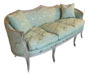 1930s Louis XV Style Sofa Down Cushions