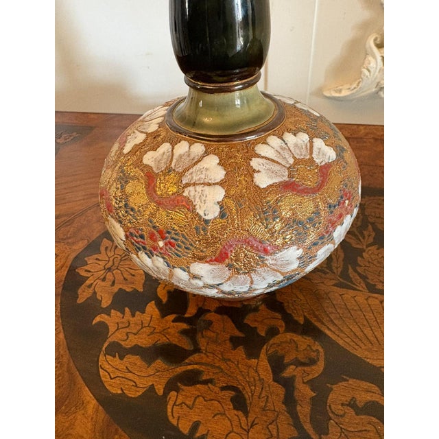 Slater Stoneware Vases from Royal Doulton, 1880s, Set of 2 For Sale - Image 3 of 12
