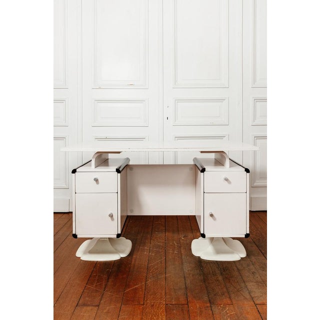 Desk and Chair from Gautier, France, 1970s, Set of 2 For Sale - Image 3 of 17