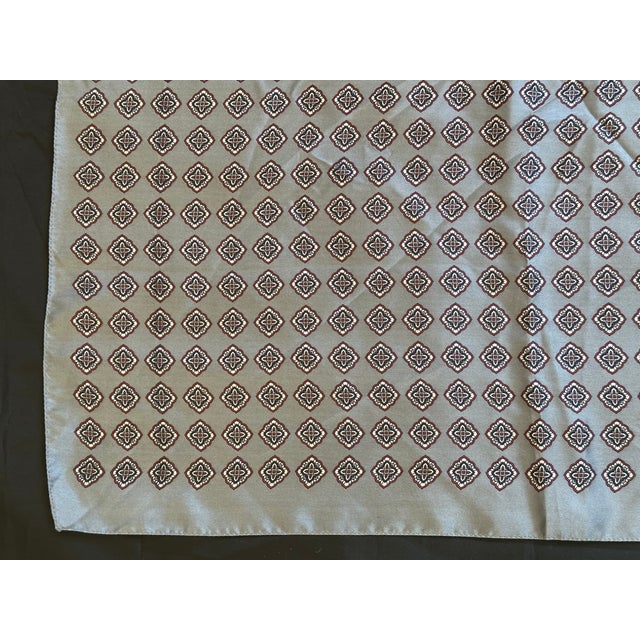 Laura Ashley Designer Silk Scarf For Sale In New York - Image 6 of 11