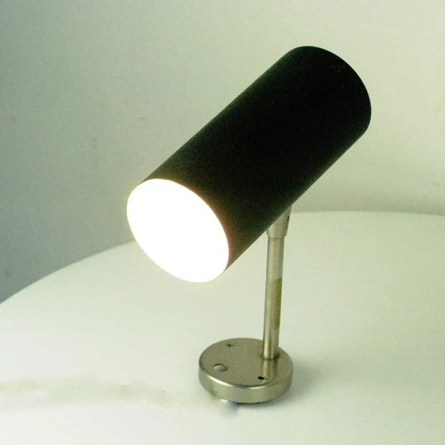 Kalmar Mid-Century Austrian Zylinder Sconces by J. T. Kalmar Vienna, Set of 2 For Sale - Image 4 of 9