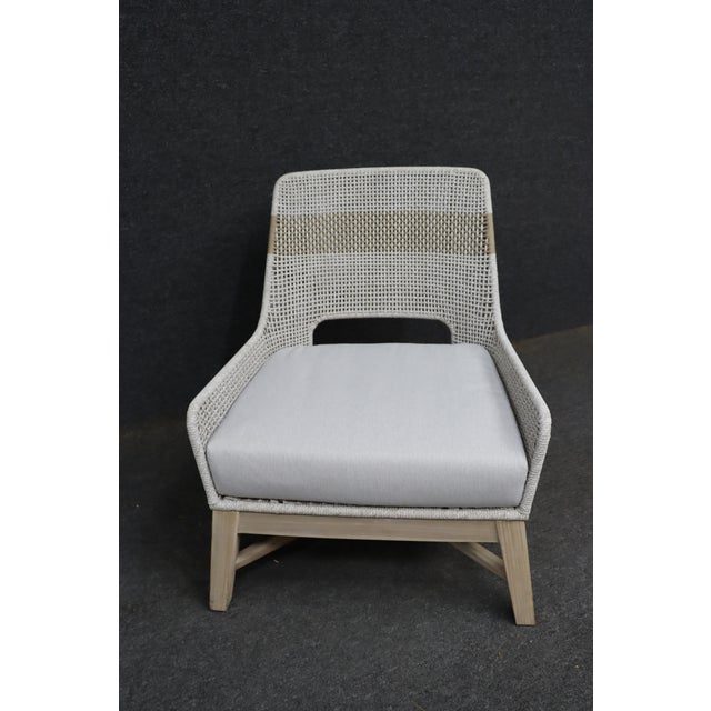 Coastal Essentials for Living Woven Club Chair For Sale - Image 3 of 14