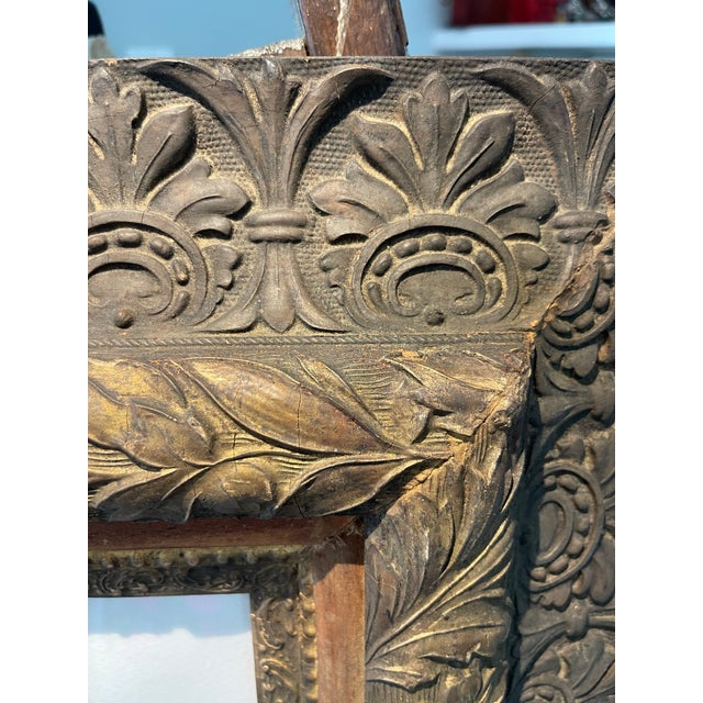 Abstract Acrylic Painting in Vintage Frame “Elements” For Sale - Image 12 of 12