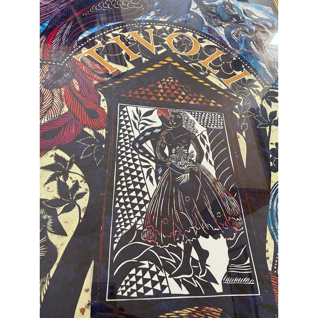 Rich mysterious and colorful representation of the Tivoli Gardens in Copenhagen, Old Town “pleasure garden”, Denmark....