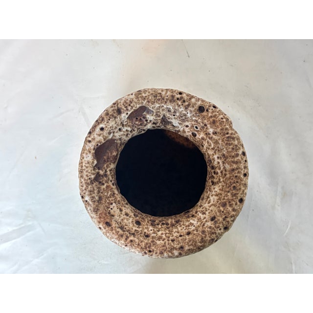 Ceramic Vintage Organic Pottery Vase For Sale - Image 7 of 7