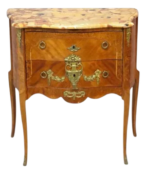 French Louis XV Style Burl, Satinwood & Ormolu Specimen Top Stand Circa 1930