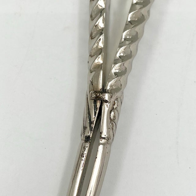 Vintage Silverplate Glove Stretcher Tong Style For Sale In New York - Image 6 of 9