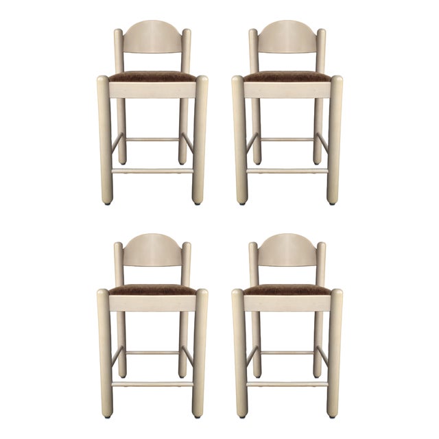 Set of 4 Padova Counter Stools by Hank Loewenstein For Sale