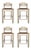 Set of 4 Padova Counter Stools by Hank Loewenstein For Sale