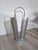Gray Magazine Rack and Umbrella Stand by Marius Mascagni, 1970s, Set of 2 For Sale - Image 8 of 15