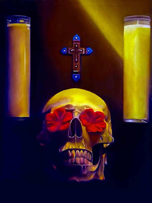 Emmett Graham, Divine Light, 2020, Oil Painting on Canvas
