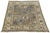 Modern Oushak Style Hand-Knotted Wool Area Rug in Taupe Grey With Vibrant Floral For Sale - Image 10 of 12