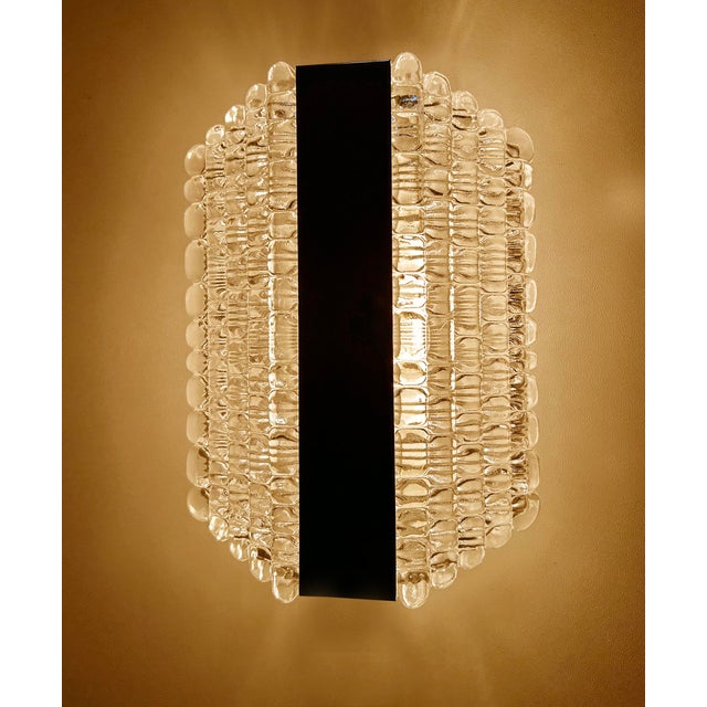 Vintage Space Age Glass Sconces from Kaiser, Set of 2 For Sale - Image 13 of 18