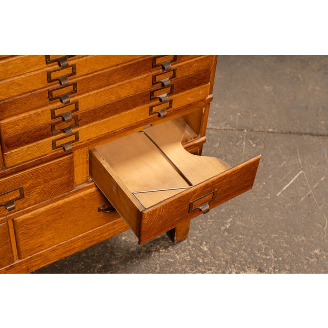 Antique Massive Modular Catalog Cabinet by Shaw-Walker For Sale - Image 16 of 16
