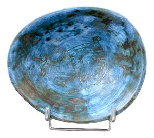 Mid-Century French Ceramic Decorative Bowl by Jacques Blin, 1950s
